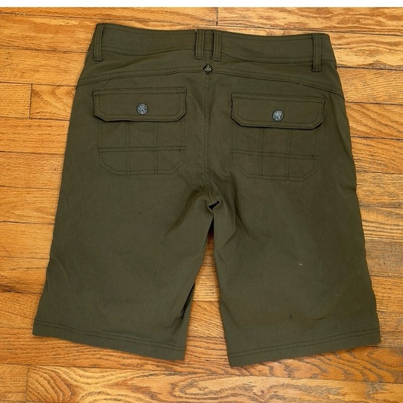 Prana Olive Green Women's Shorts - Picture 3 of 4